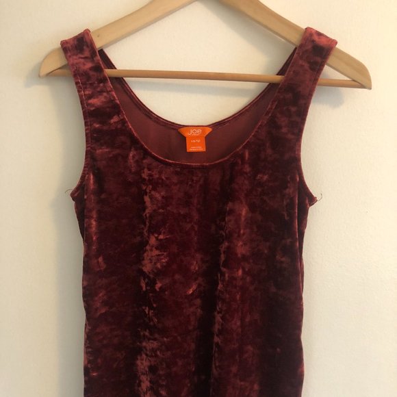 Velour rust tank top Joe Fresh - Picture 1 of 3